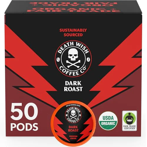 Unique Dark Roast Single Serve Coffee Pods 50 Count Modern