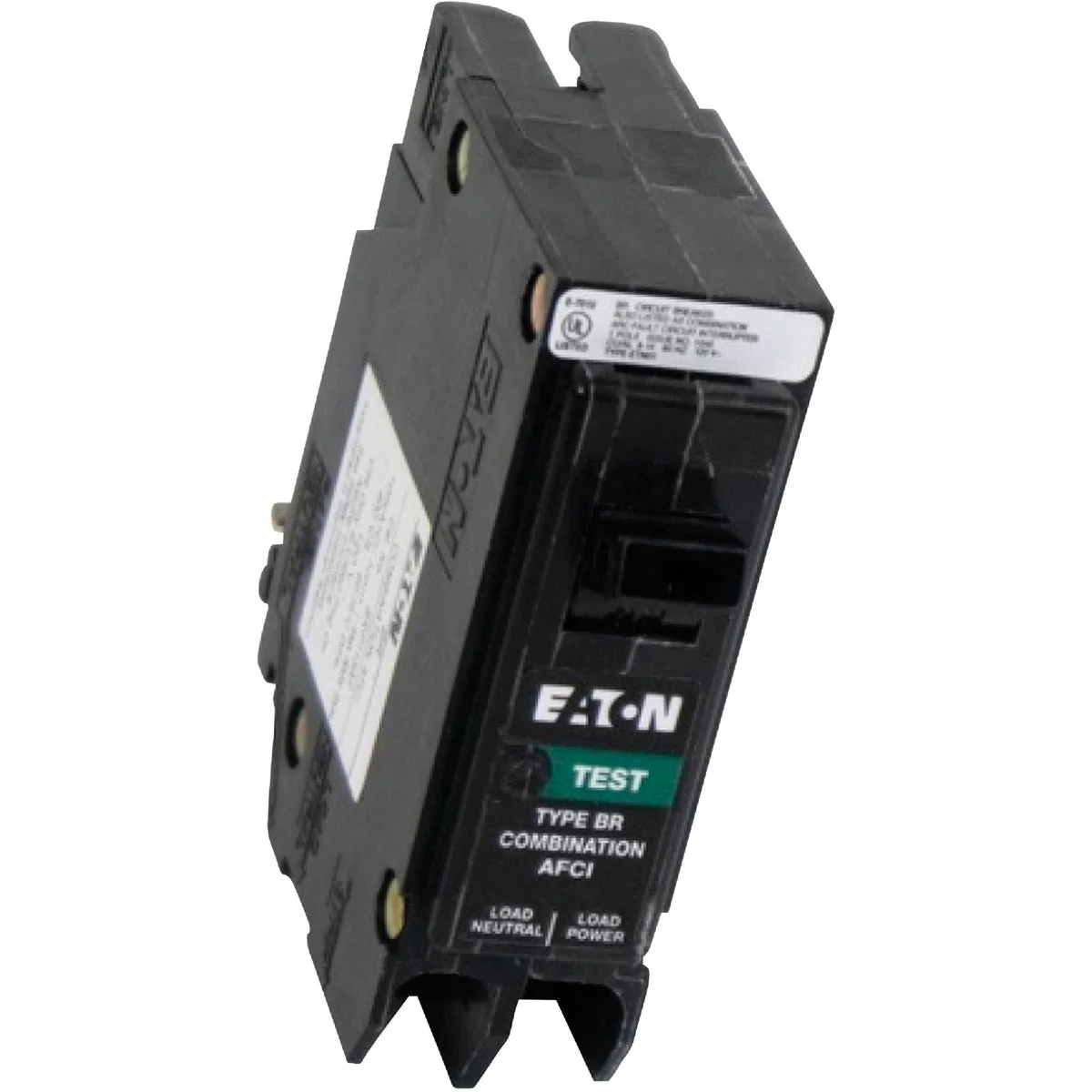 Clean Eaton BR 20A Single-Pole AFCI Circuit Breaker Refined