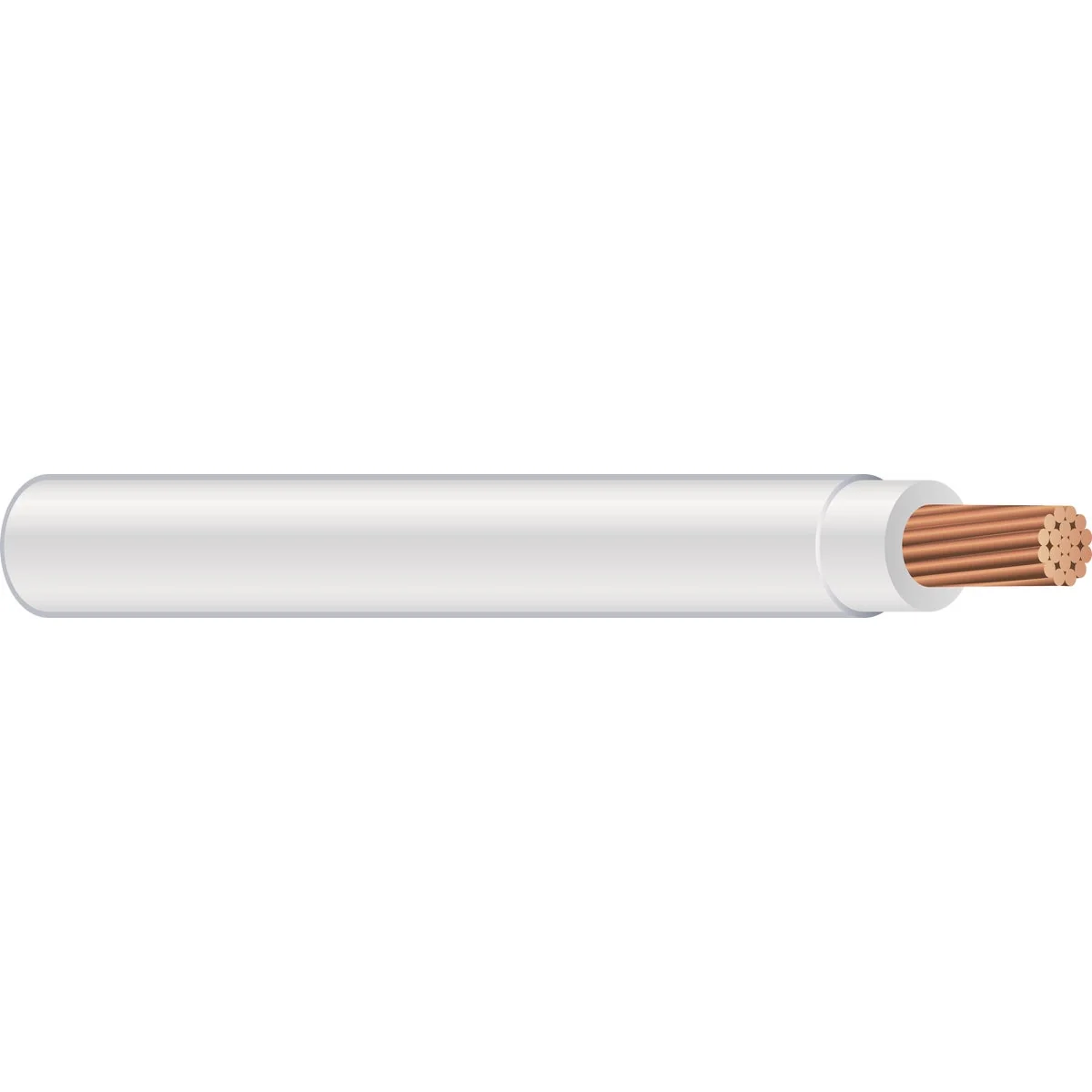 Luxury Southwire SIMpull 500 Ft. 6 AWG Stranded White THHN Electrical Wire Refined