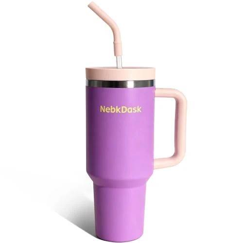 Fast 40 oz Tumbler with Handle and Straw Crafted