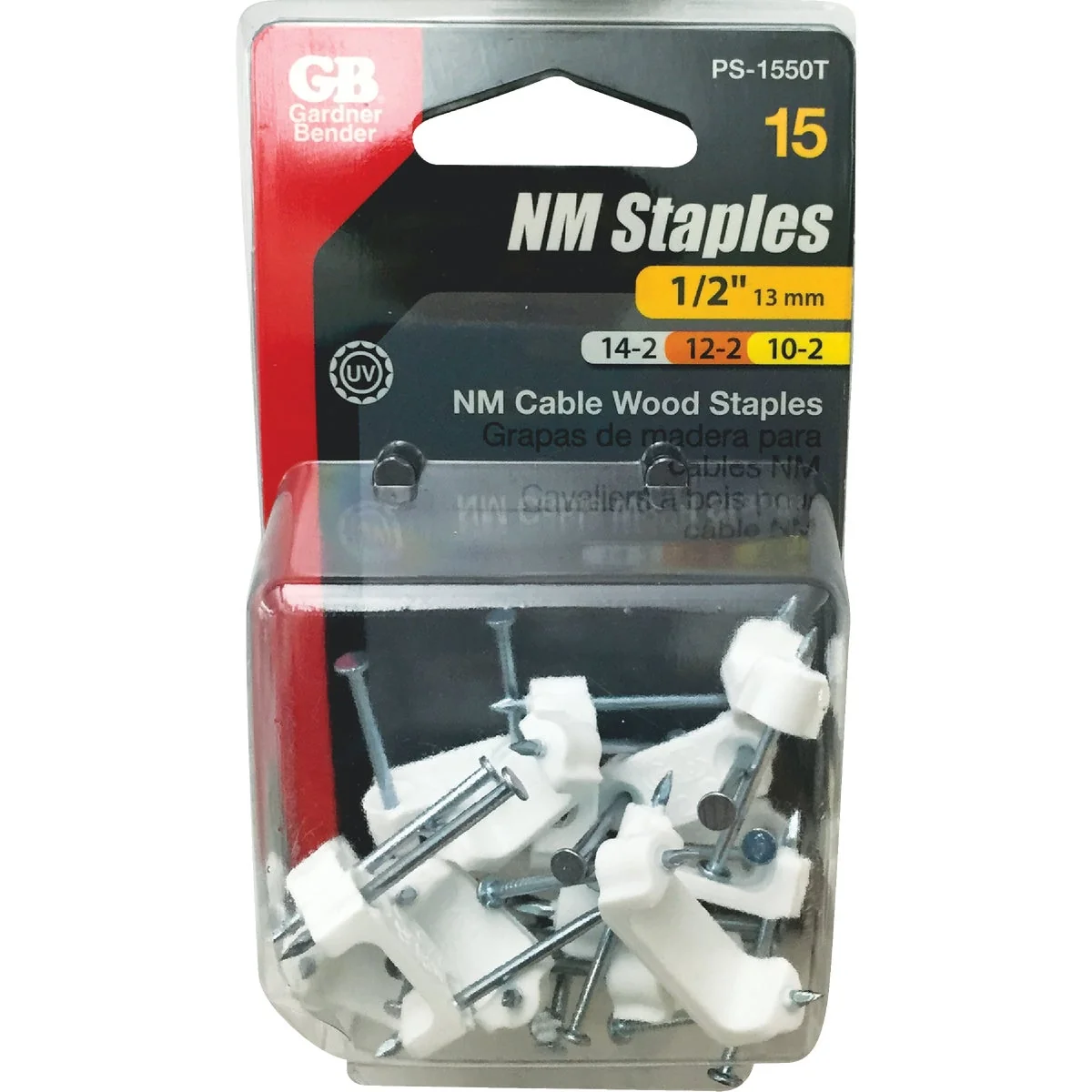Innovative Gardner Bender 3 4 In. UV-Resistant Polyethylene White Coaxial Staple 15-Count High-Quality