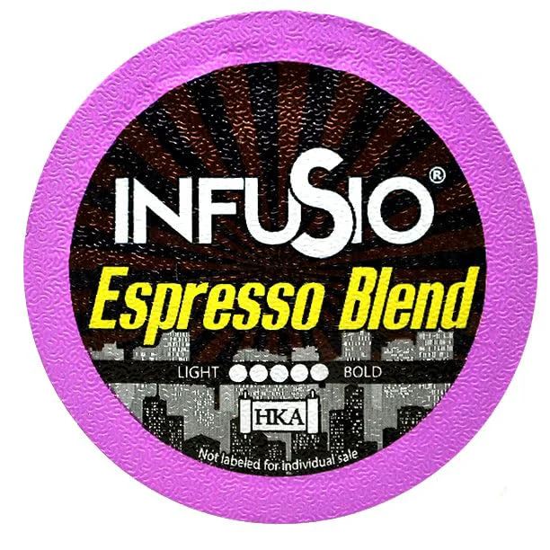 Versatile Coffee Pods 96 Count Espresso Blend Dark Roast Single serve Coffee pods for Keurig K Cups Brewers High-Grade
