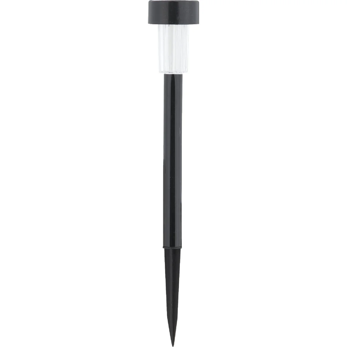 Long-Lasting Outdoor Expressions Black 2.10 Lumens Metal Mini Solar Path Light First-Class