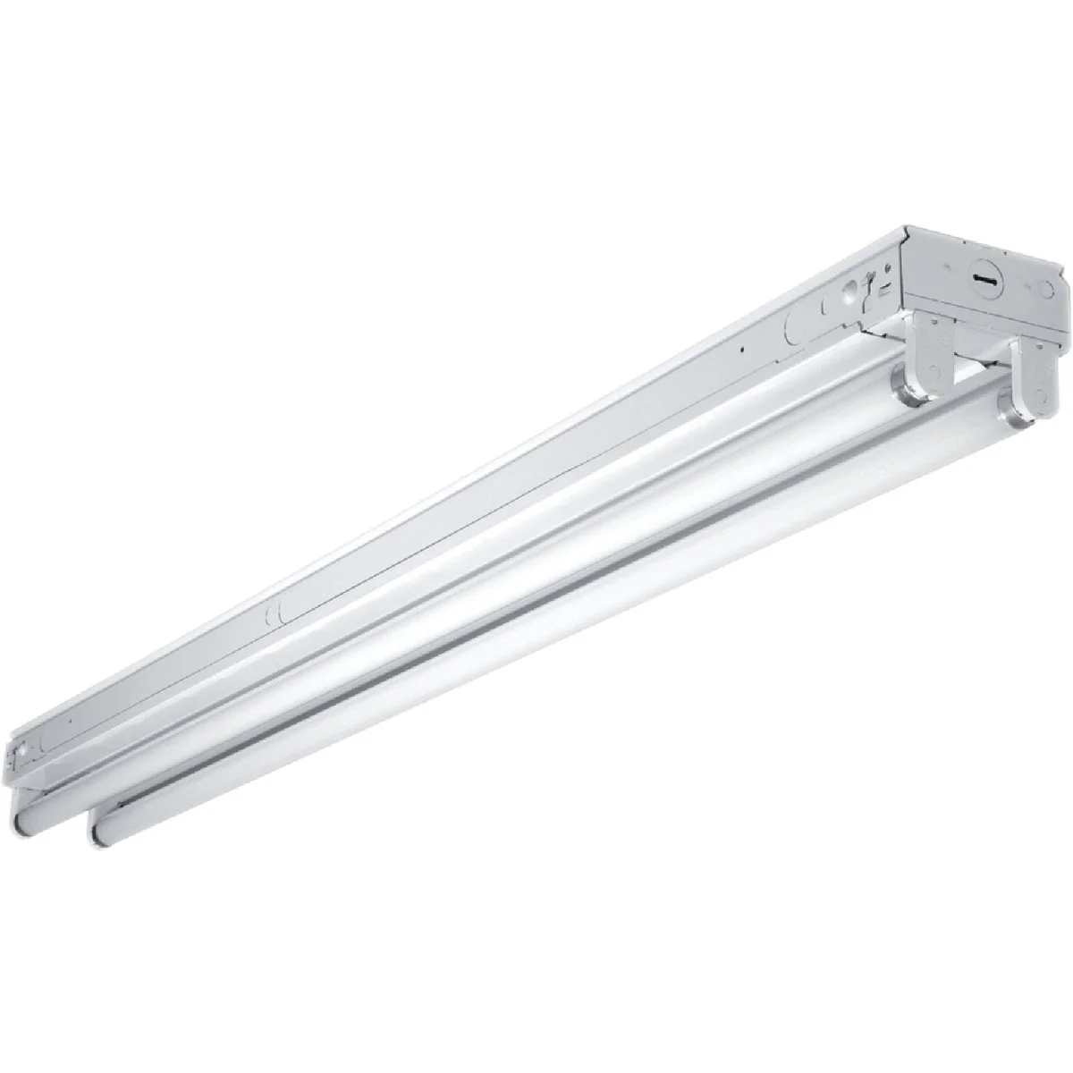 Next-Generation Metalux 8 Ft. 2-Bulb Fluorescent T12 Strip Light Fixture Lightweight