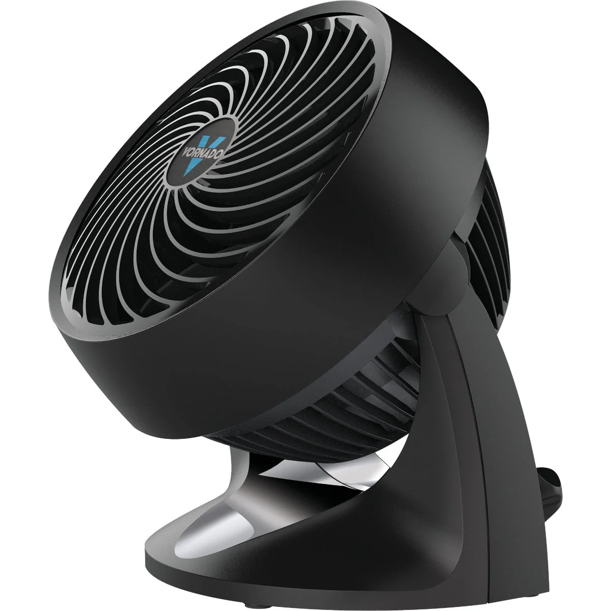 Luxury Vornado Small Size 3-Speed Black Multi-Directional Air Circulator Powerful