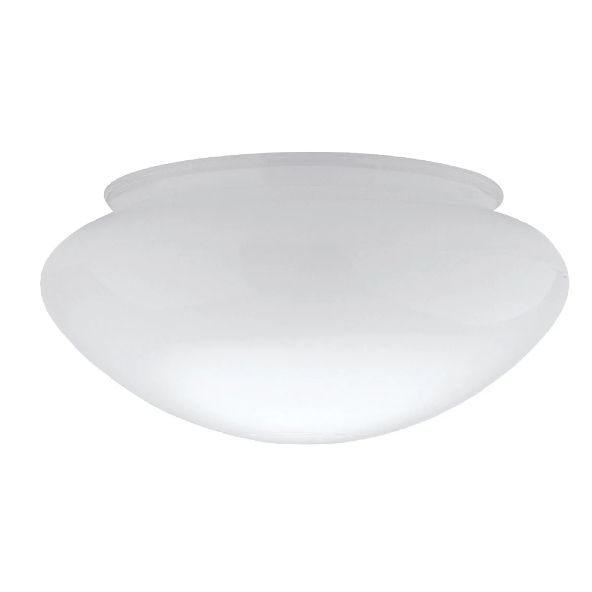 Smooth Westinghouse White 3-3 4 In. x 7-1 2 In. Mushroom Ceiling Shade Top-Quality