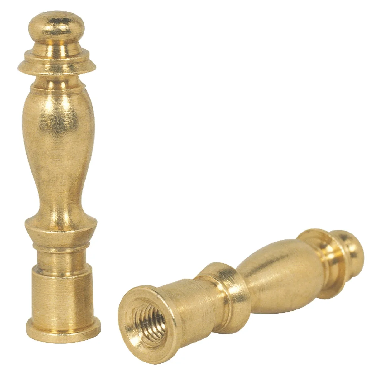 Consistent Westinghouse 2 In. Brass Lamp Finial 2-Pack Exceptional