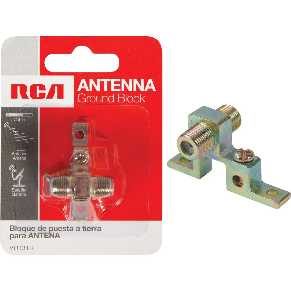 Professional RCA Single Coax Satellite Ground Block Consistent