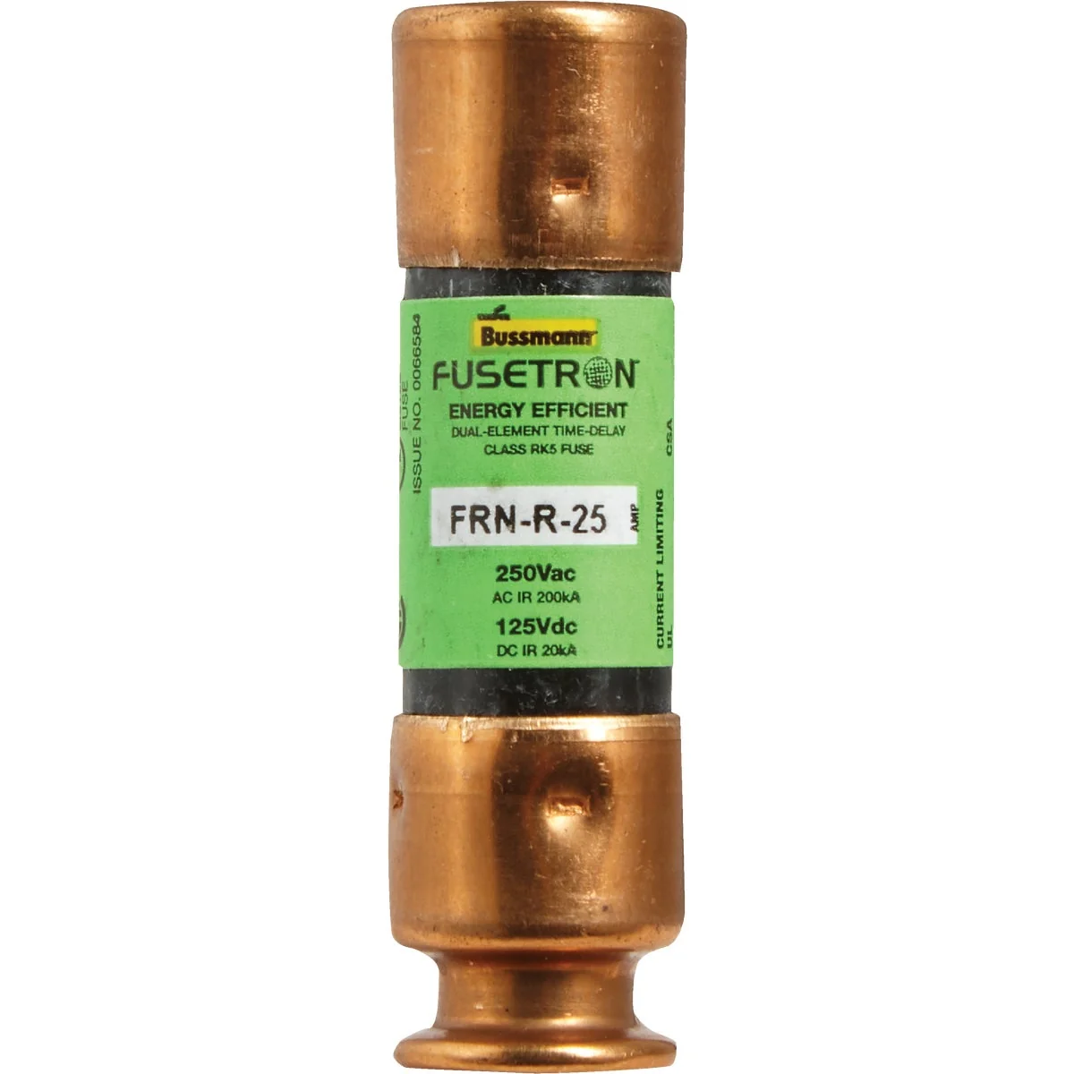 Elegant Bussmann 25A FRN-R Cartridge Heavy-Duty Time Delay Cartridge Fuse Easy-to-Use