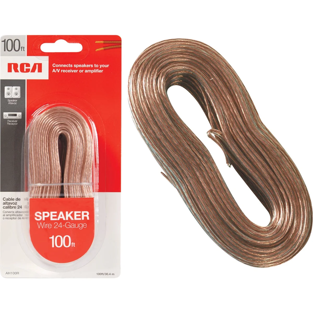 Safe RCA 100 Ft. 24-2 Stranded Speaker Wire Innovative