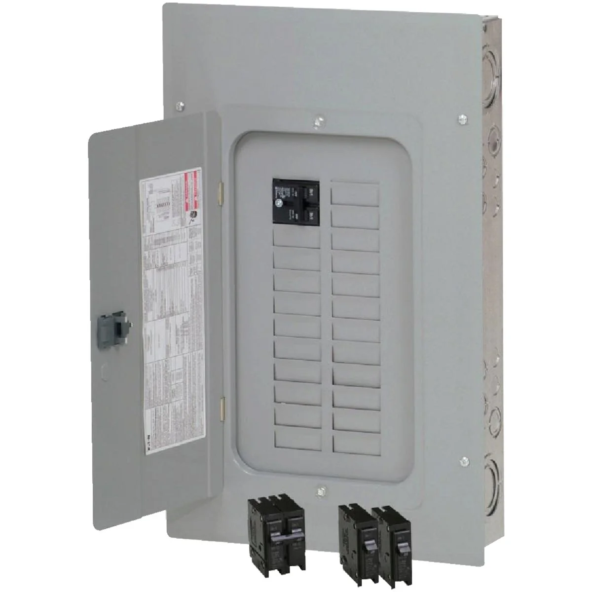 Eco-Friendly Eaton BR 100A 20-Space 40-Circuit Indoor Plug-On Neutral Load Center Value Pack Reliable