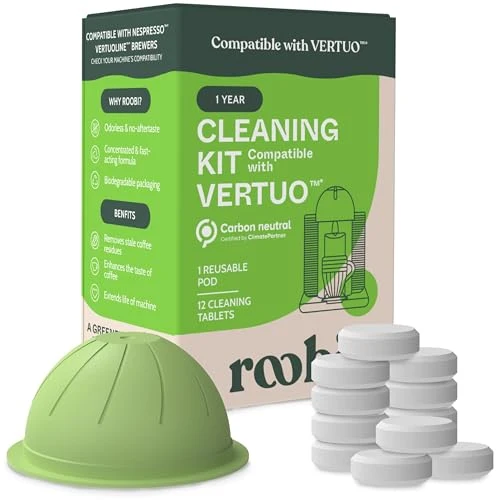 Verified Cleaning Pods Compatible with Nespresso Vertuo 12 Count High-Grade