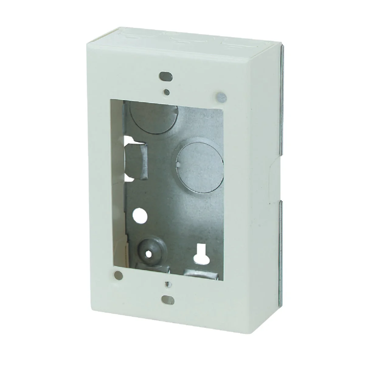 High-Performance Wiremold Ivory Steel 1-3 8 In. Outlet Box Genuine