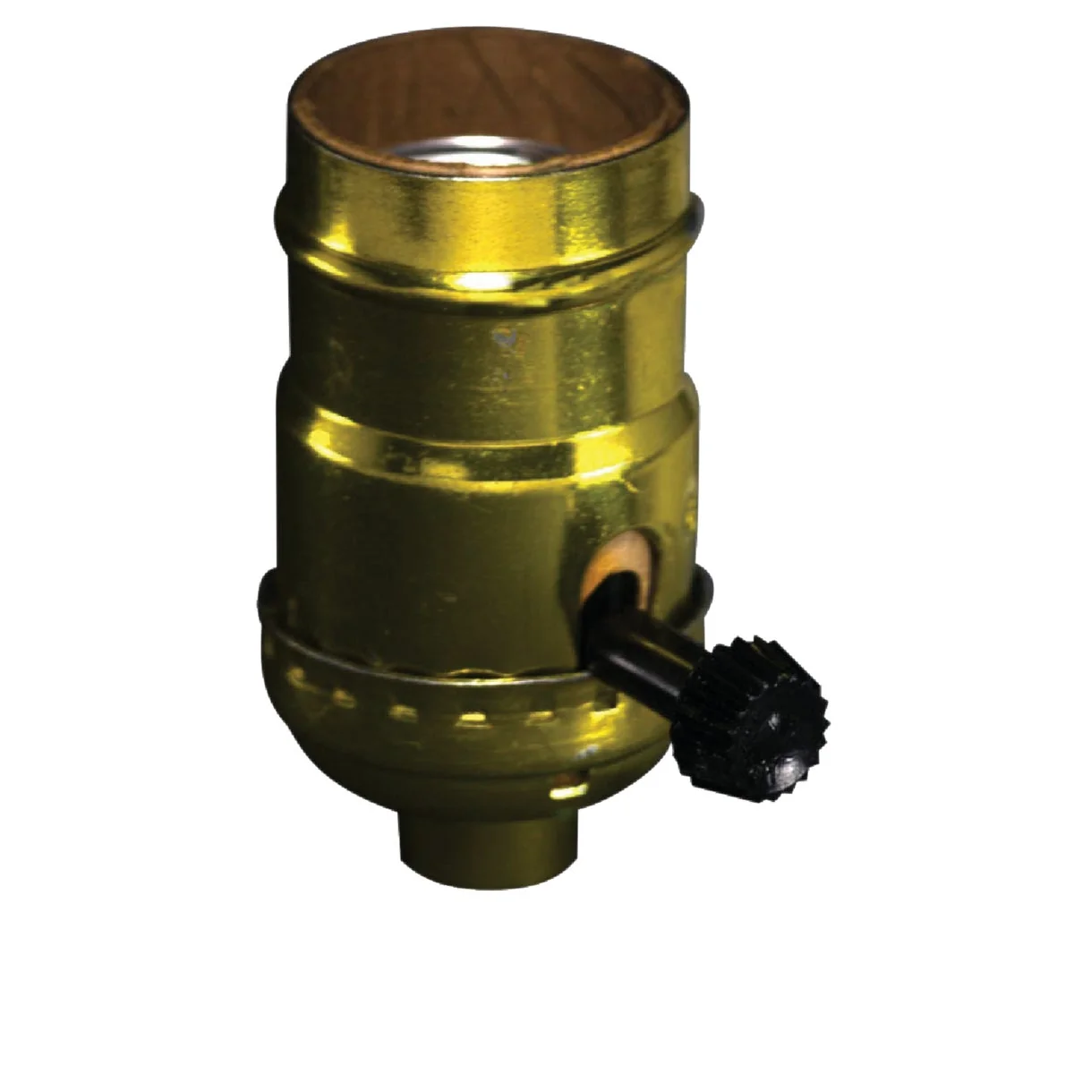 Traditional Do it Turn-Knob Medium Base Brass Lamp Socket Quality
