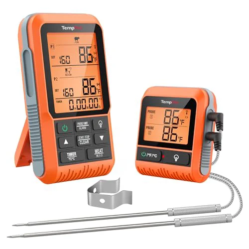 Consistent TempSync 500FT Wireless Meat Thermometer for Grilling and Smoking High-End