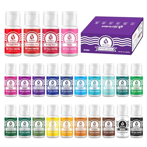 Durable Gel Food Coloring Set 16.8 Fl Oz Fine Crafted