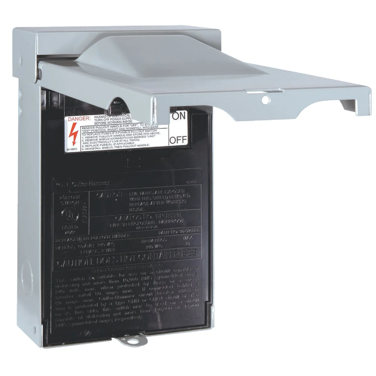 Optimized Eaton 60A 240V Non-Fused Rainproof Air Conditioner Disconnect Fine Crafted
