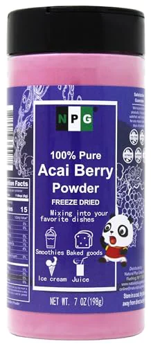 Traditional ze Dried Acai Berry Powder 7 Oz 7 Ounce Refined