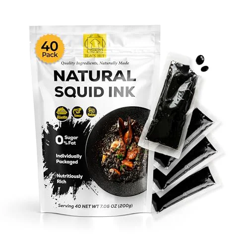 Healthy Squid Ink for Cooking 7.06 Fl Oz Eco-Friendly