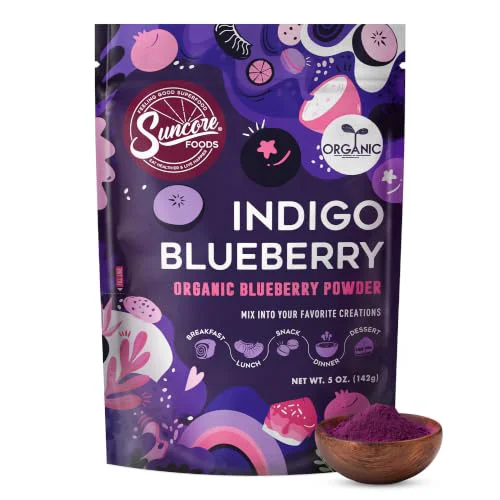 Original Organic Indigo Blueberry Powder 5oz 5 Ounce Carefully Designed