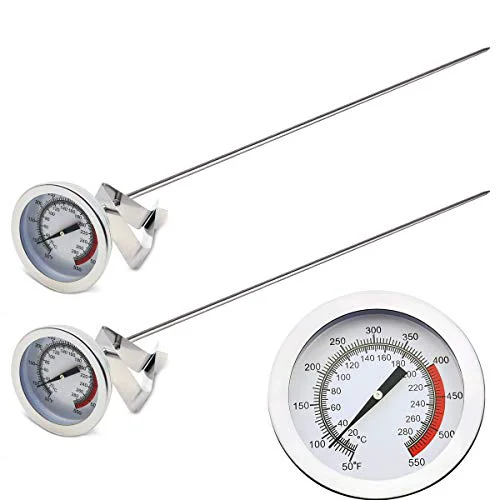Versatile 15 turkey fryer thermometer with pot clip 2 Count Selected