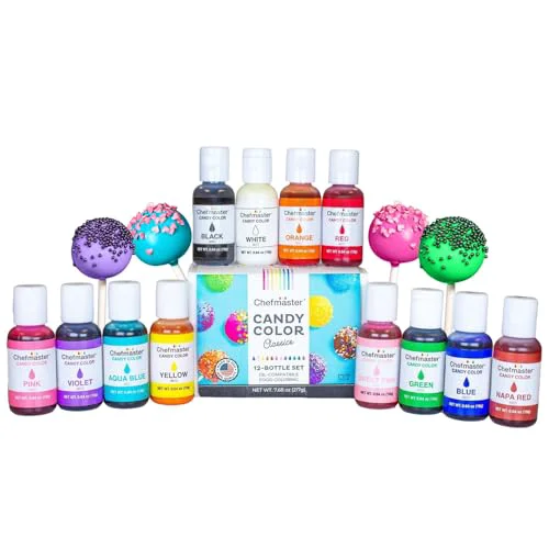 Unique 12 Bottle Set of Candy Colors Relaxed