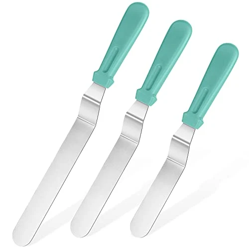 Practical Offset Icing Spatula Set 3 Count Professional