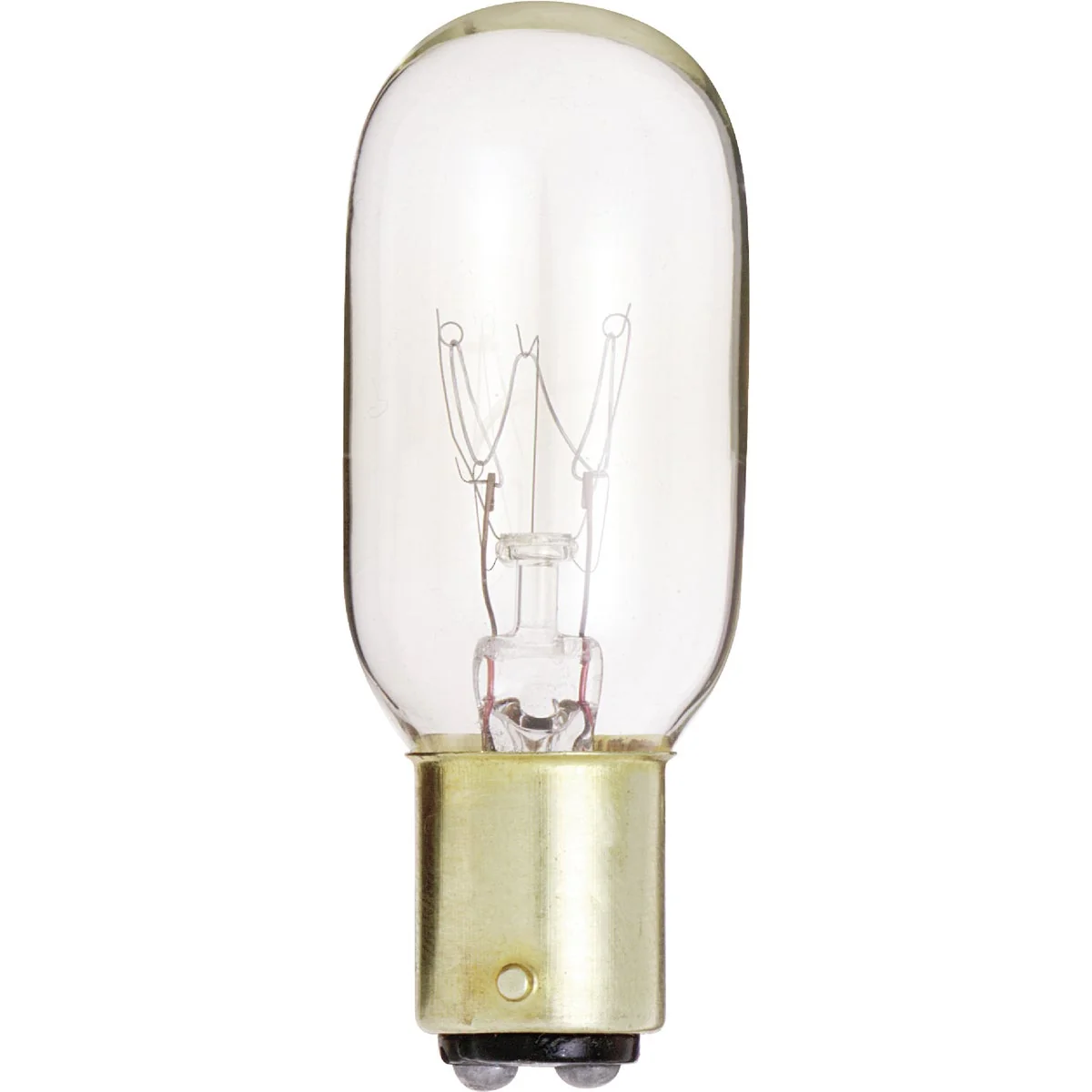 Specialty Satco 25W Clear Bayonet Base T8 Incandescent Tubular Appliance Light Bulb Certified