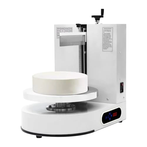 Advanced Cake Decorating Coating Machine Cream Spreading Automatic Frosting Turntable with Graduated Scraper for 4 World-Class