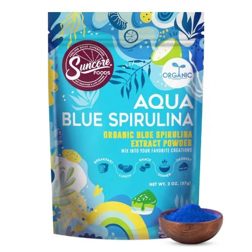 Refined Organic Blue Spirulina Powder 2 oz 2 Ounce Versatile