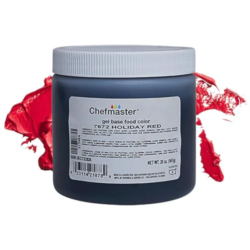 Unique Holiday Red Gel Food Coloring 20 Fl Oz Powerful