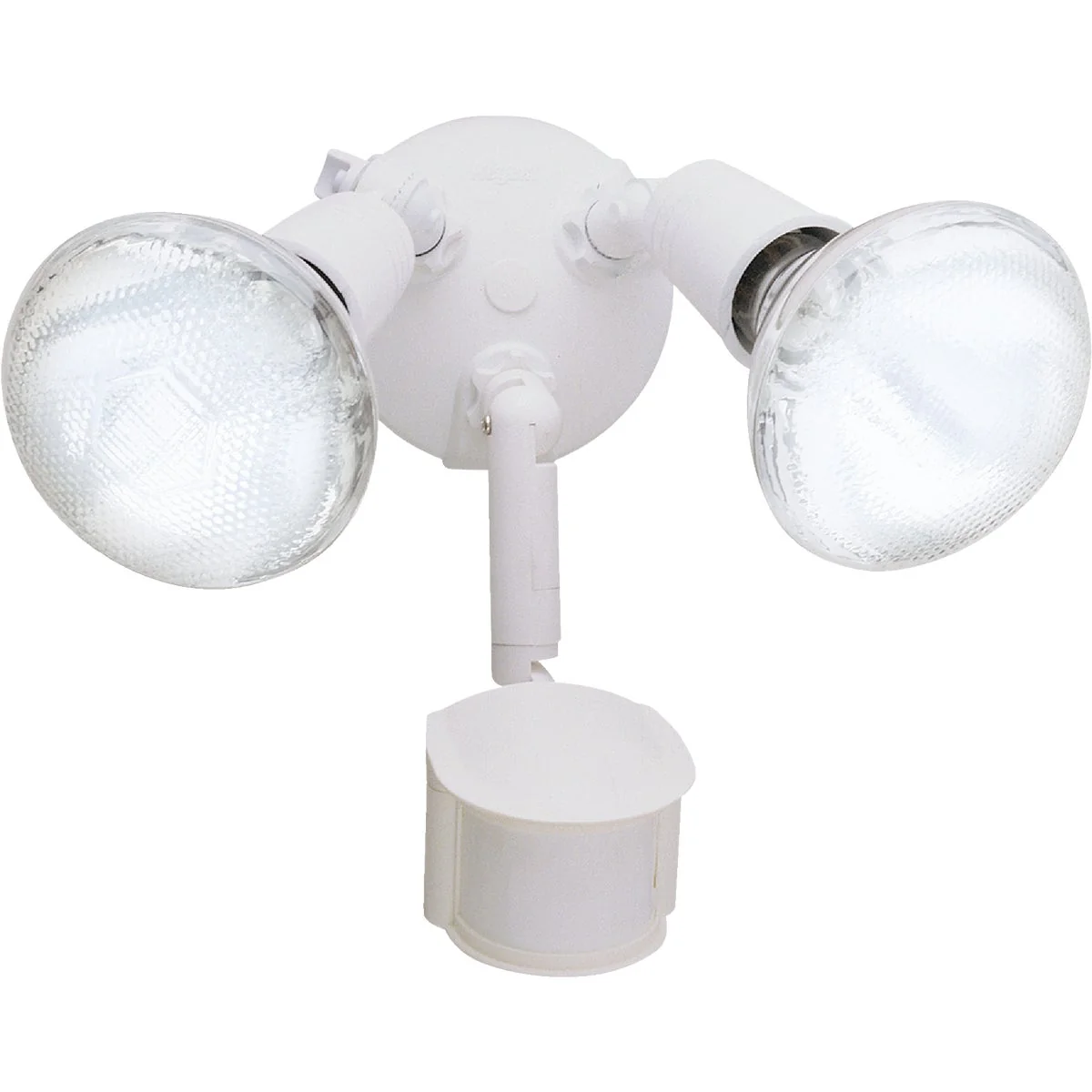 Top-Quality All-Pro White Motion Sensing Dusk To Dawn Incandescent Floodlight Fixture Eco-Friendly