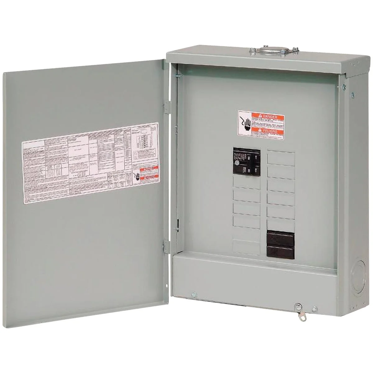 Carefully Designed Eaton BR 100A 10-Space 20-Pole Raintight Plug On Neutral Main Lug Load Center Elite