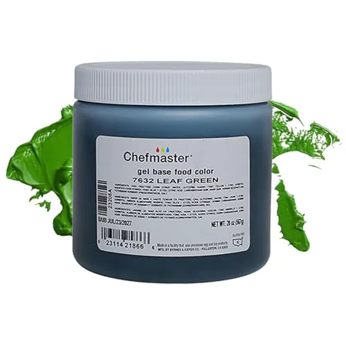 High-Quality Leaf Green Gel Food Coloring 20 Fl Oz Solid