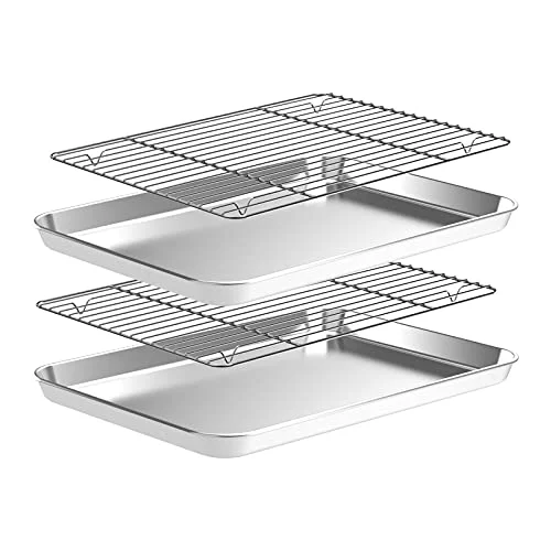 Specialty Baking Sheet and Cooling Rack Set Green