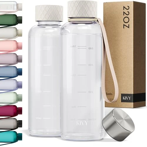 Elegant Slim Water Bottle 22oz Tritan Powerful