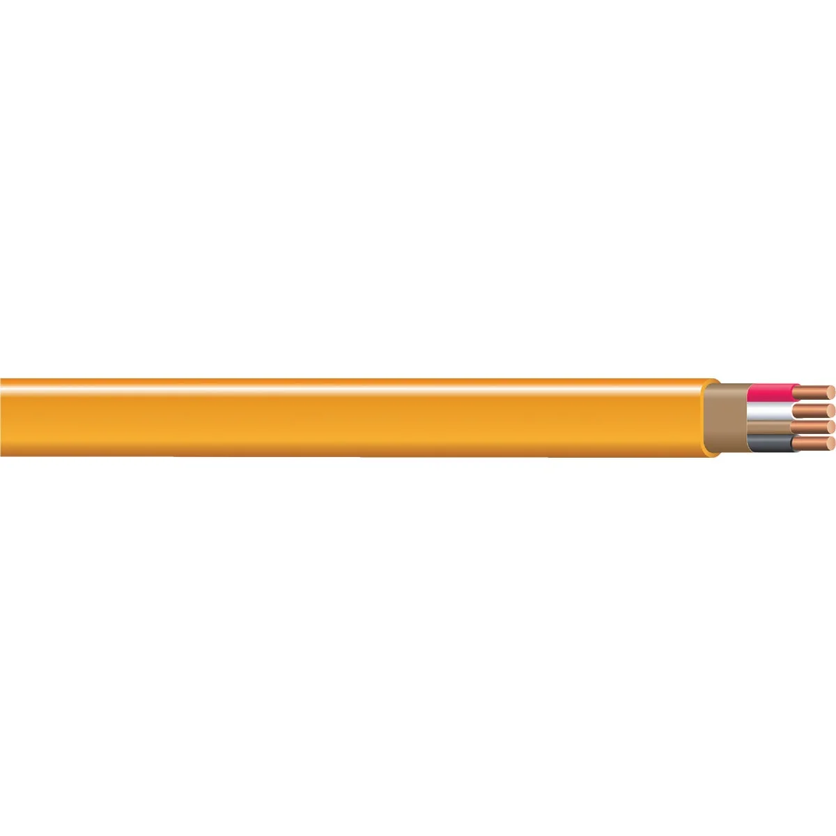 Expertly Made Romex 25 Ft. 10-3 Solid Orange NMW G Electrical Wire Genuine