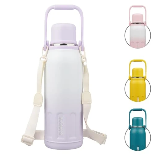 Official Stainless Steel Insulated Bottle with Handle Strap Elite