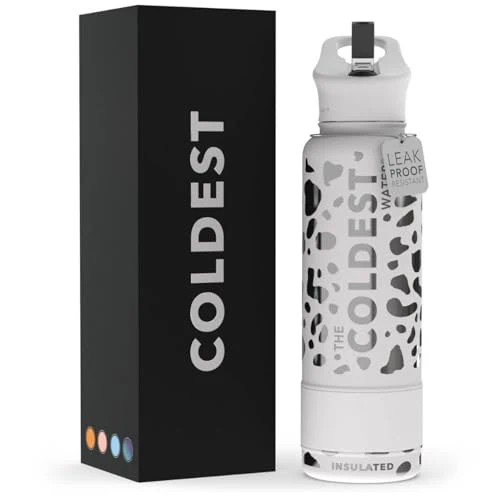 Unique Coldest Insulated Water Bottle with Straw Lid Sustainable