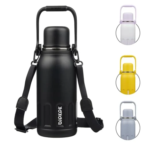 Enhanced Stainless Steel Insulated Bottle with Handle Strap Professional
