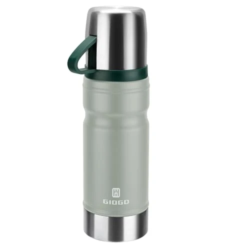 Outstanding Vacuum Insulated Water Bottle Thermo Water Flask with Cup 680ml Powerful