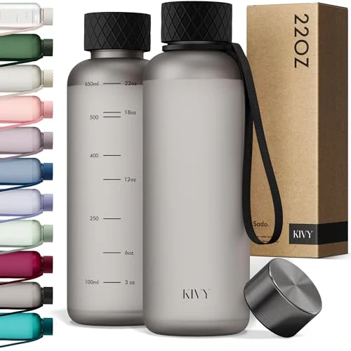 Green Slim Water Bottle 22oz Tritan Prestigious