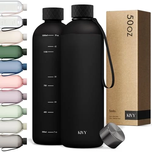 Trendy Large Water Bottle 50oz Tritan Next-Generation
