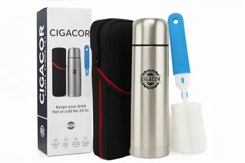 Fashionable CIGACOR Stainless Steel Insulated Bottle User-Friendly