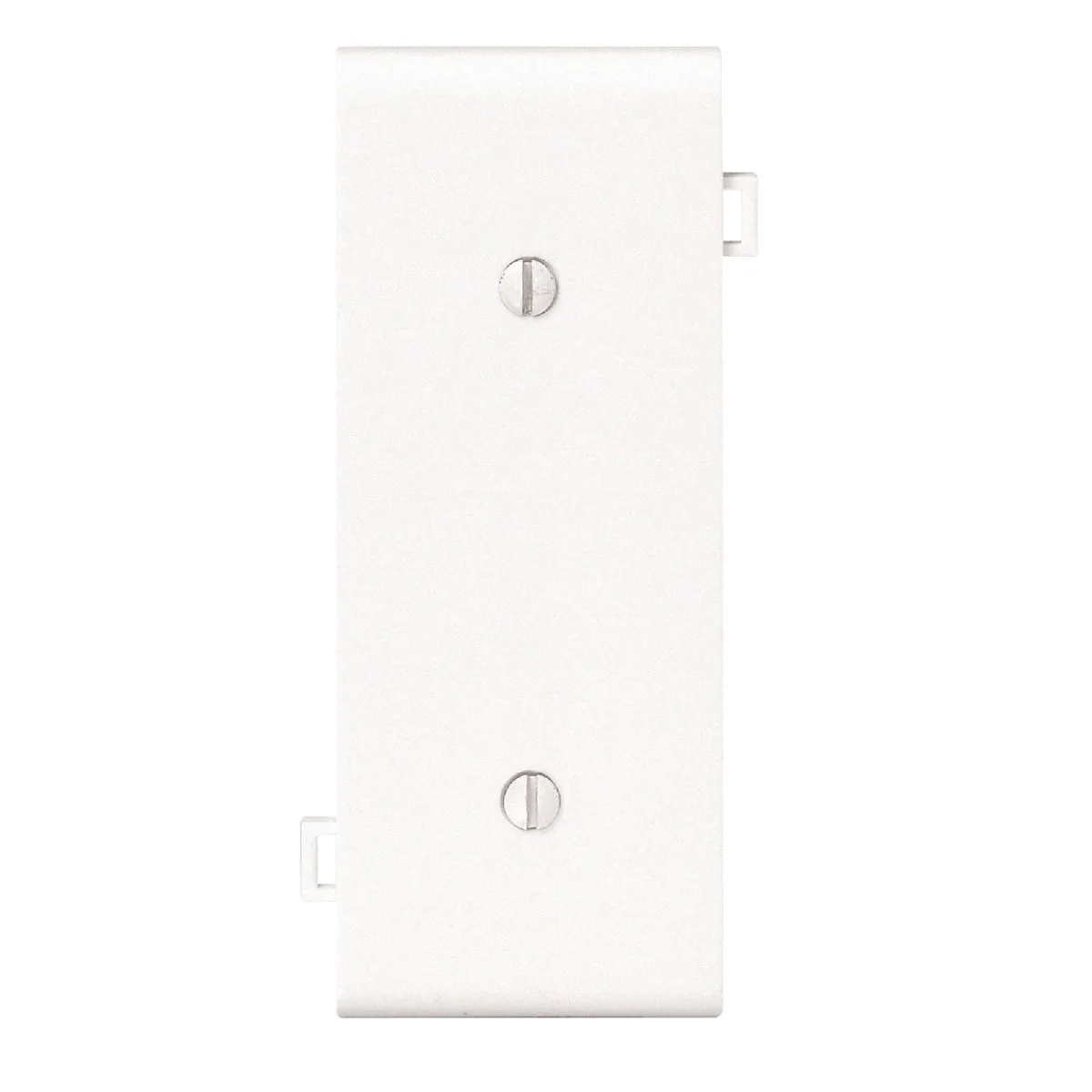 Reusable Leviton 1-Gang Standard Center Nylon Blank Wall Plate White Fine