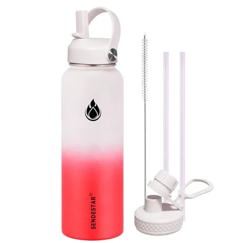Eco-Friendly Water Bottle 32oz Double Wall Vacuum Insulated Leak Proof Stainless Steel Sports Water Bottle Clean