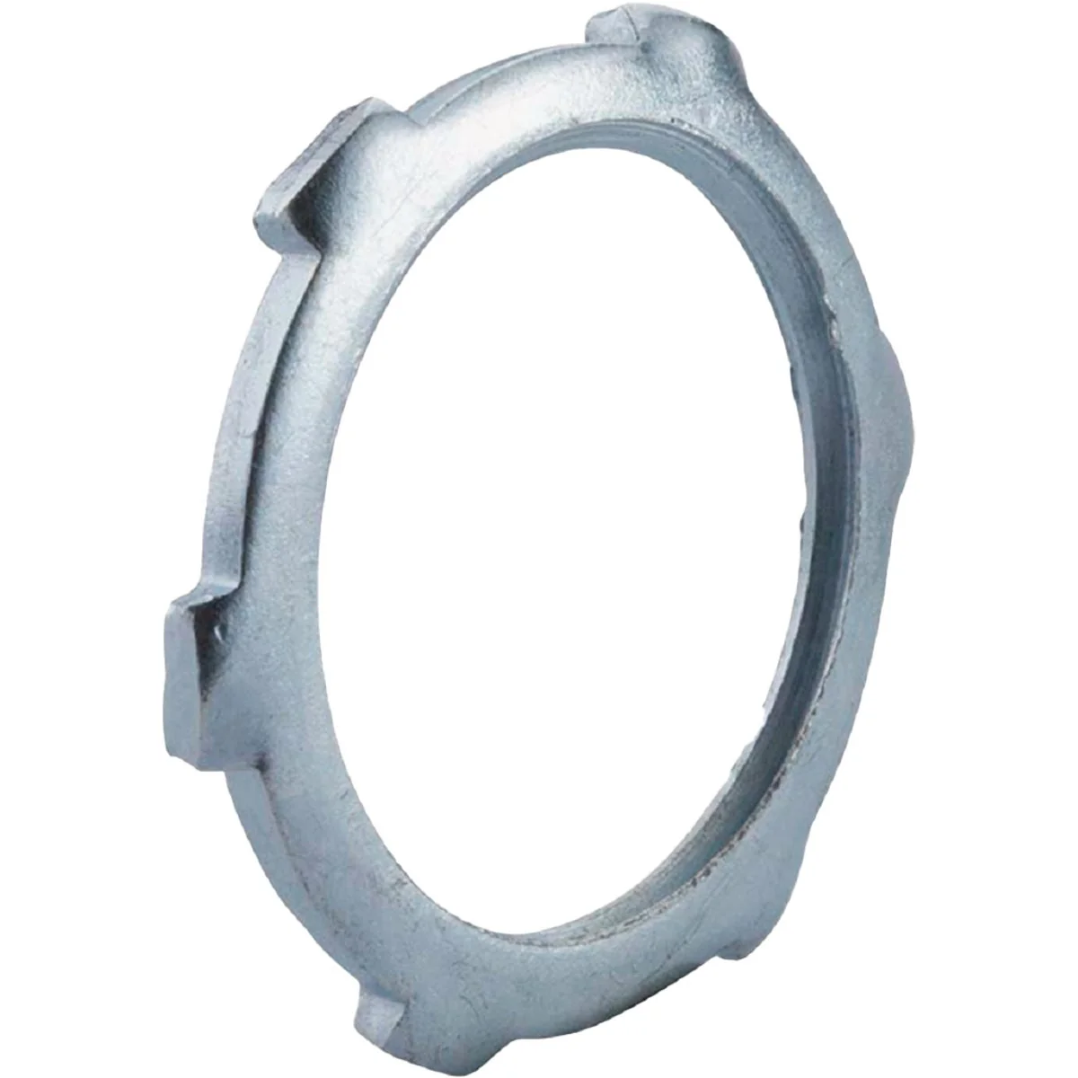 Verified Halex 1 In. Rigid IMC Steel Reversible Conduit Locknut 2-Pack High-Performance