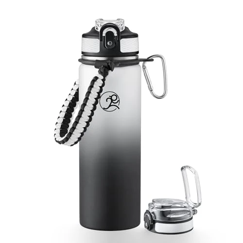 Classic 24oz Insulated Stainless Steel Travel Water Bottle Optimized