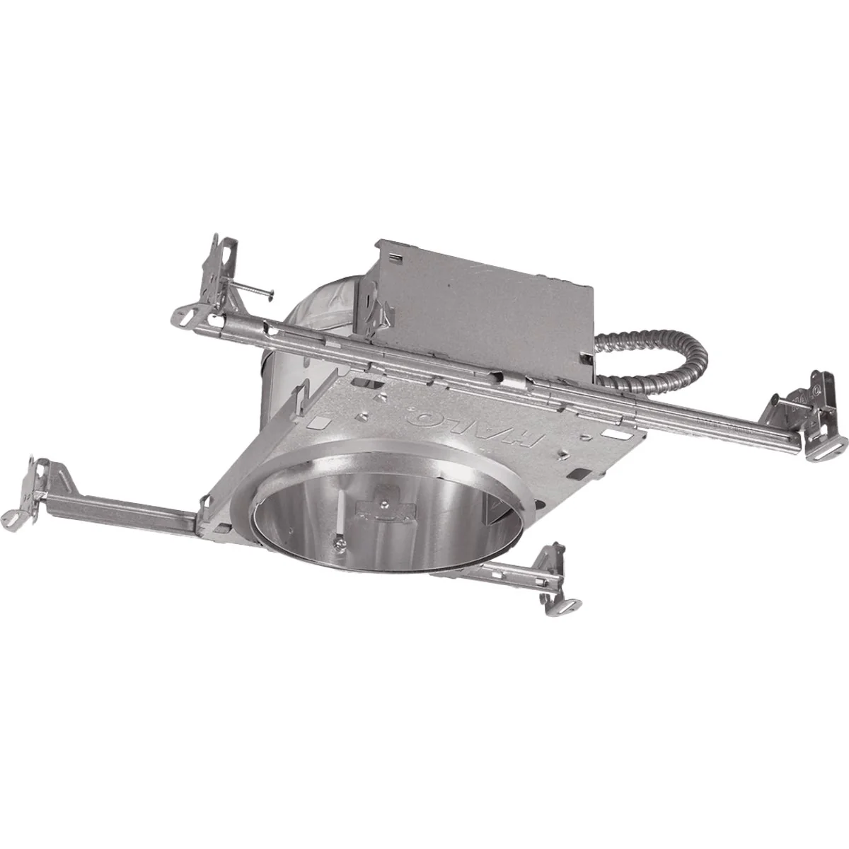 Reusable Halo 6 in. New Construction IC Rated Recessed Housing for Shallow Ceiling Versatile