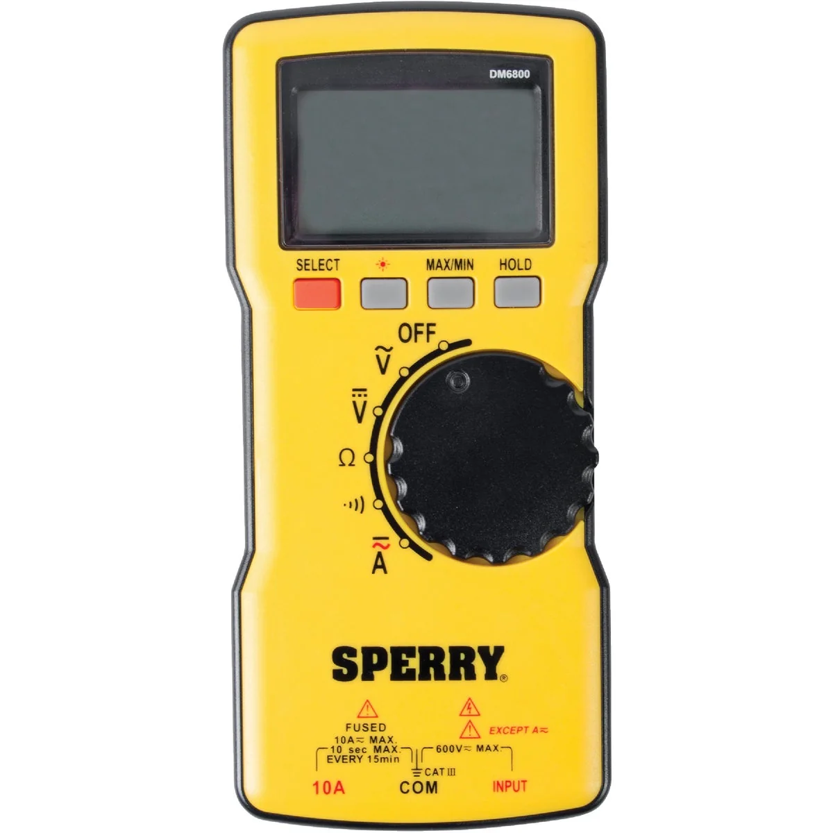 World-Class Gardner Bender Sperry 4-Function 600V Digital Multimeter Natural